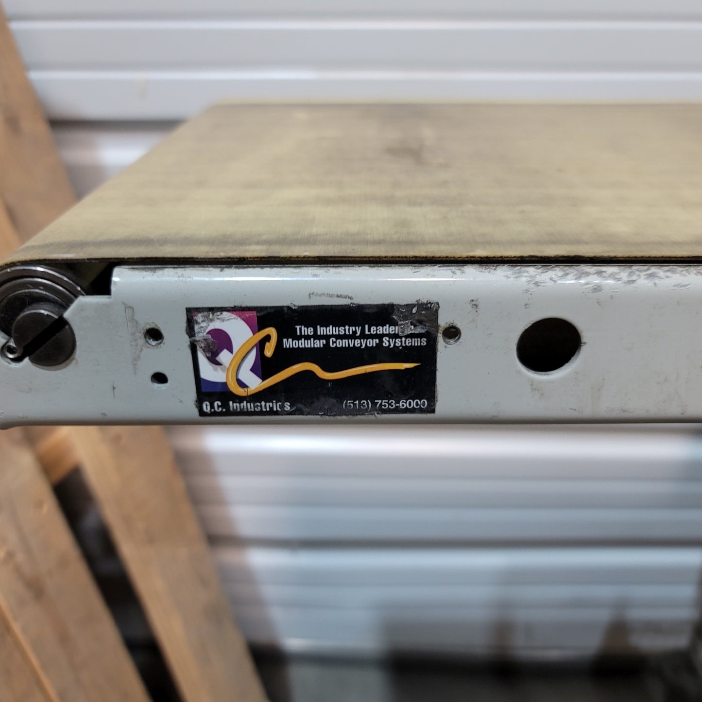 Used QC Conveyors IS125 Heavy Duty Low Profile Conveyor 12" Wide 72" long