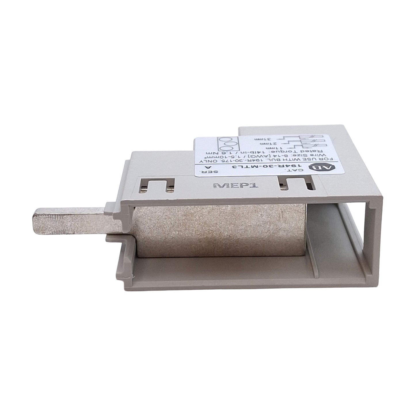 Used Allen Bradley 194R-30-MTL3 Lug Kit For Disconnect Switches, 14-4 AWG (x3)