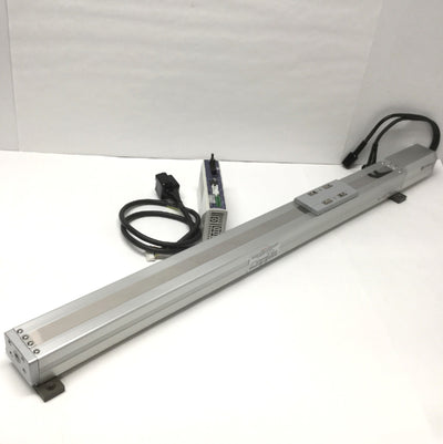 Used IAI RCA-SA6C ROBO Cylinder Linear Ball Screw Actuator w/Paired Controller 600mm