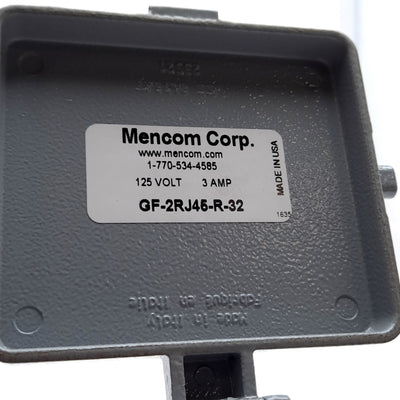 Used Mencom GF-2RJ45-R-32 Panel Interface Programming Device (2) RJ45, Size 32, 125 V