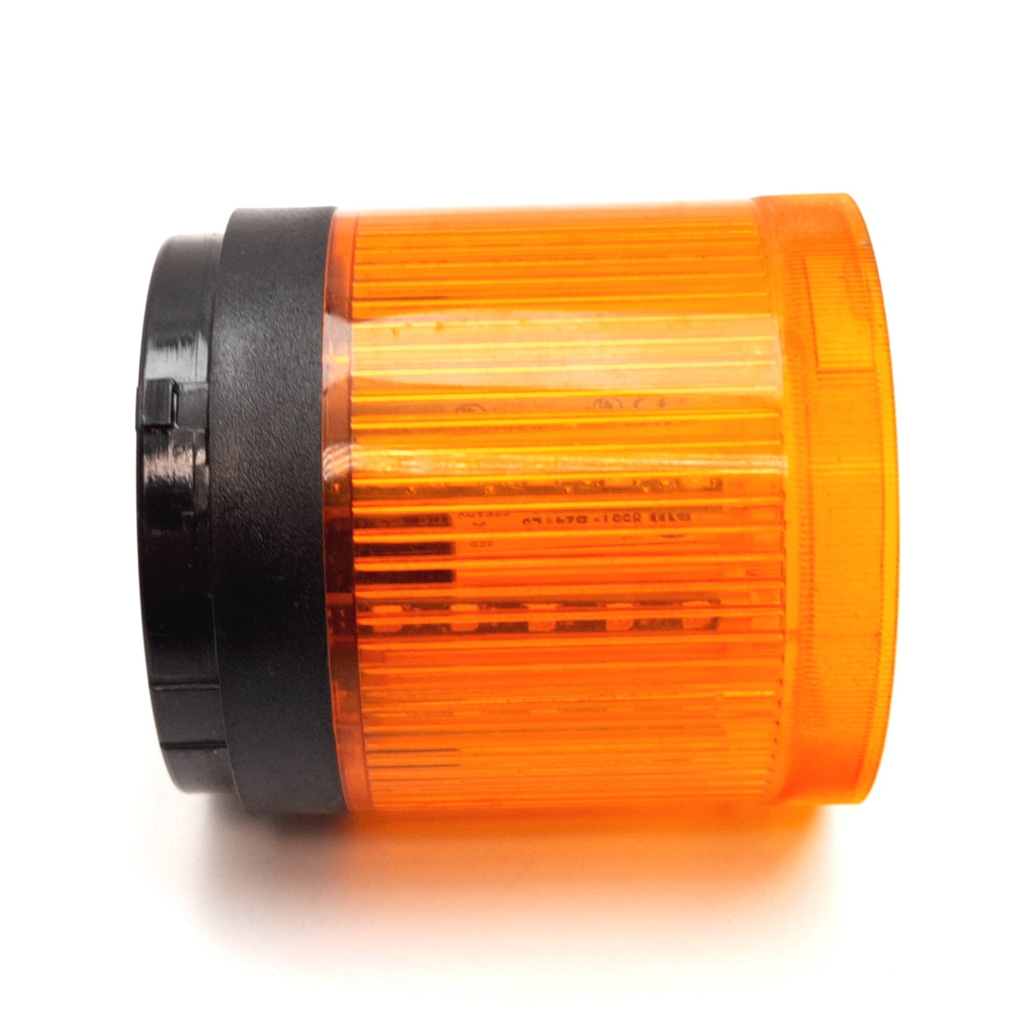 Used Allen Bradley 855T-B24YL5 Amber LED Stack Light Module, 24VAC/DC, 70mm Diameter