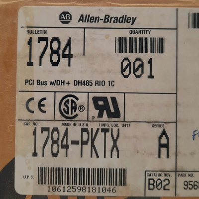 New Other Allen Bradley 1784-PKTX Series A PKTx Network Card PCI DH+ or DH-485 *No Floppy*