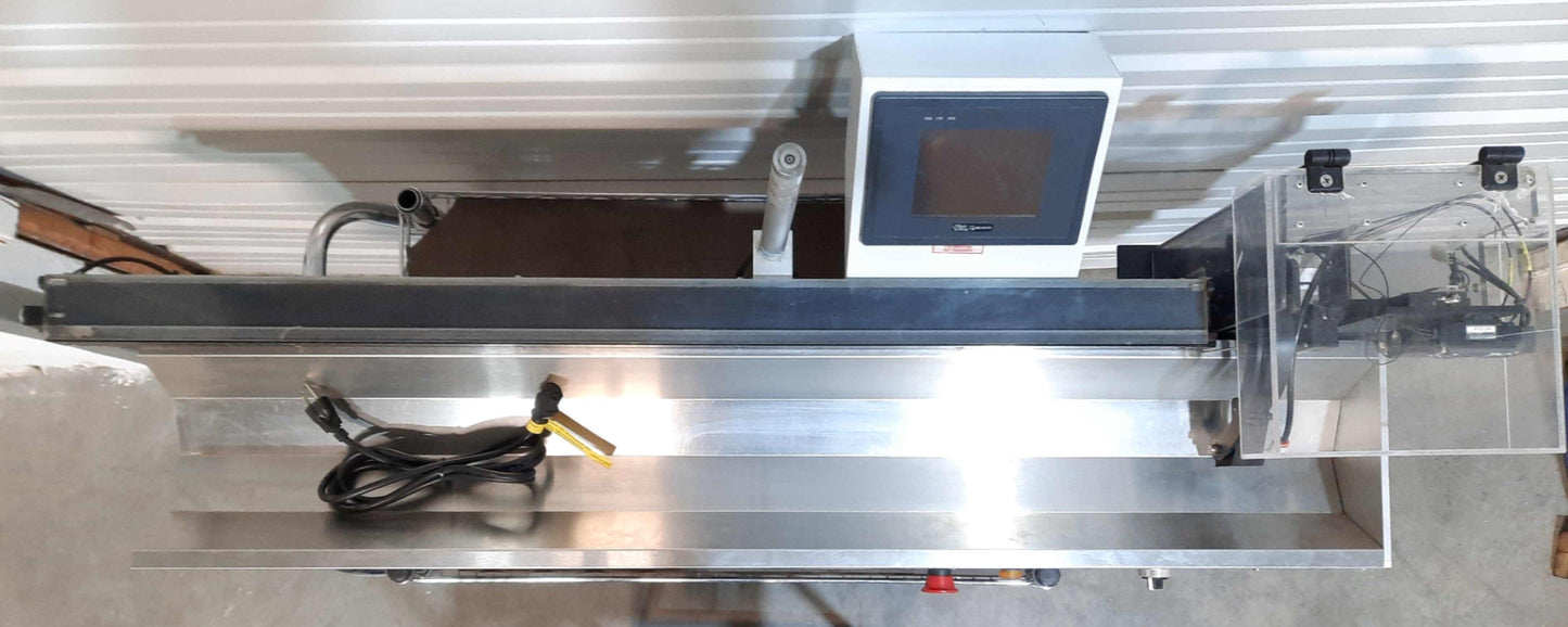 Used ASG Accu-Feed SCT Automatic Feeder, 1Part/2sec, 25"/sec, 48" Material, 120VAC