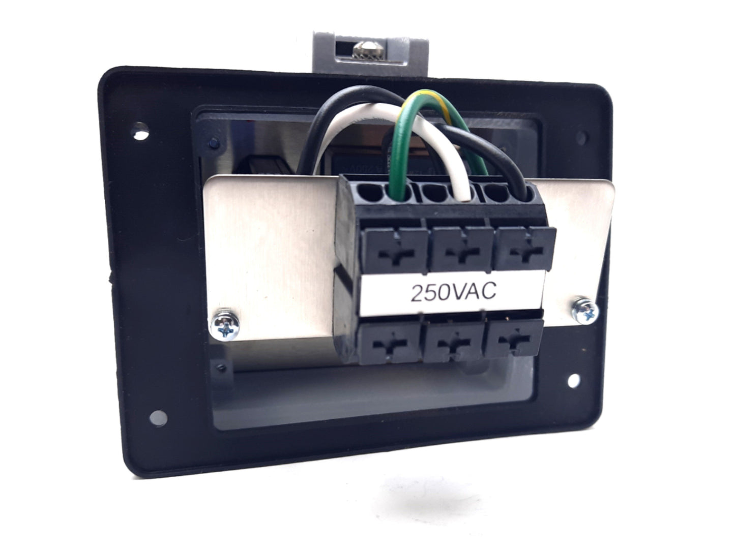 New Mencom DCH1-RJ45-R-32 Panel Interface Connector With China 10A Outlet 250VAC