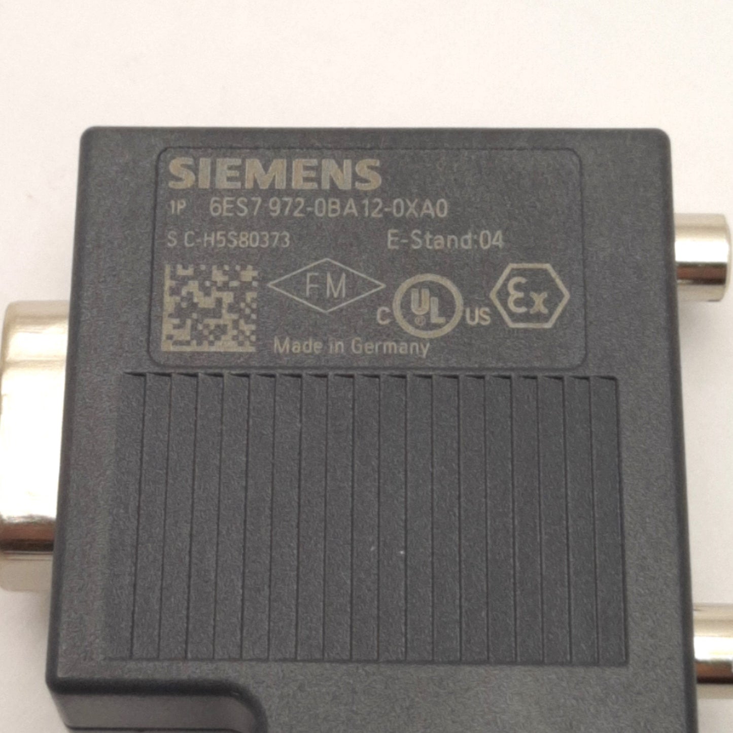 New Siemens 6ES7 972-0BA12-0XA0 Profibus Bus Connector, 90°, RS-485, DB-9M