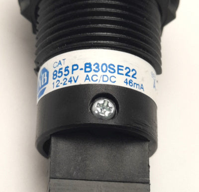 Used Allen Bradley 855P-B30SE22 Panel Mount Sounder 72dB, 12-24V AC/DC, Pulsing