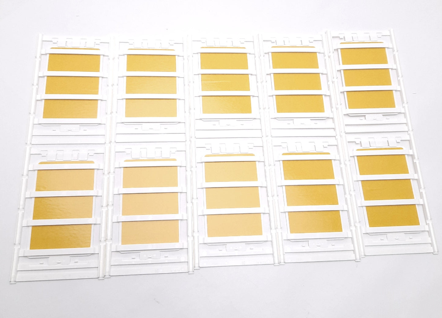 New Weidmuller CC85/54 K MC NE WS / 1138430000 Clip Card Device Marker, 54x85mm