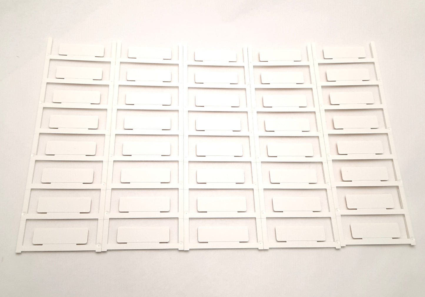 New Weidmuller CC 15/49 K MC NE WS / 1877220000 Clipcard Device Marker, 15x49mm