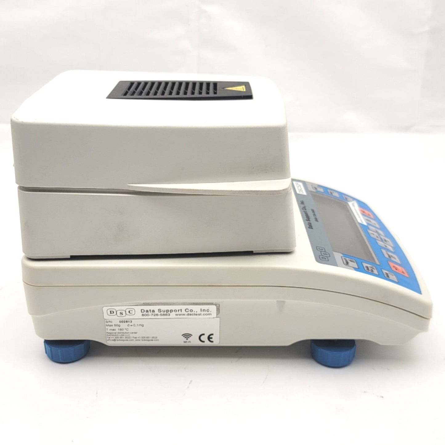 Used Data Support Co. DSC52P Radwag MA50/1.R Low Moisture Analyzer For Plastic Resins
