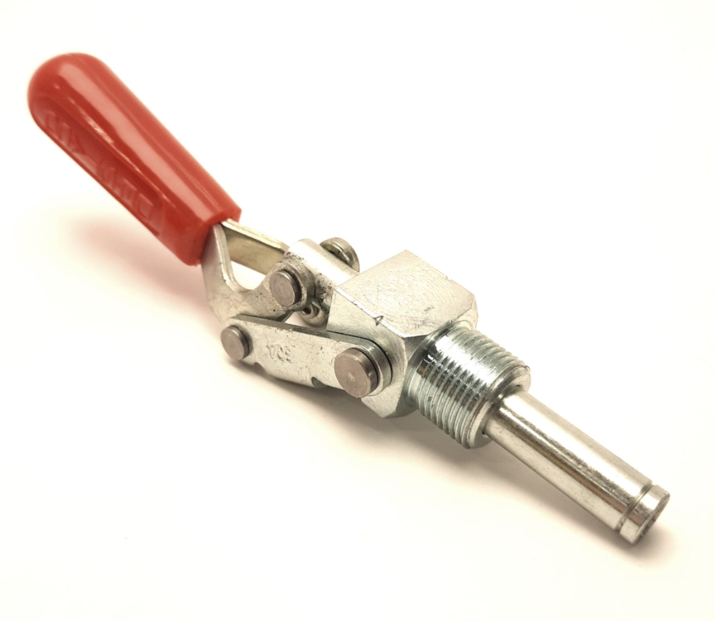 Used Destaco 604-MM Straight Line Action Clamp, M8 Thread, 1.5" Travel, 1330N