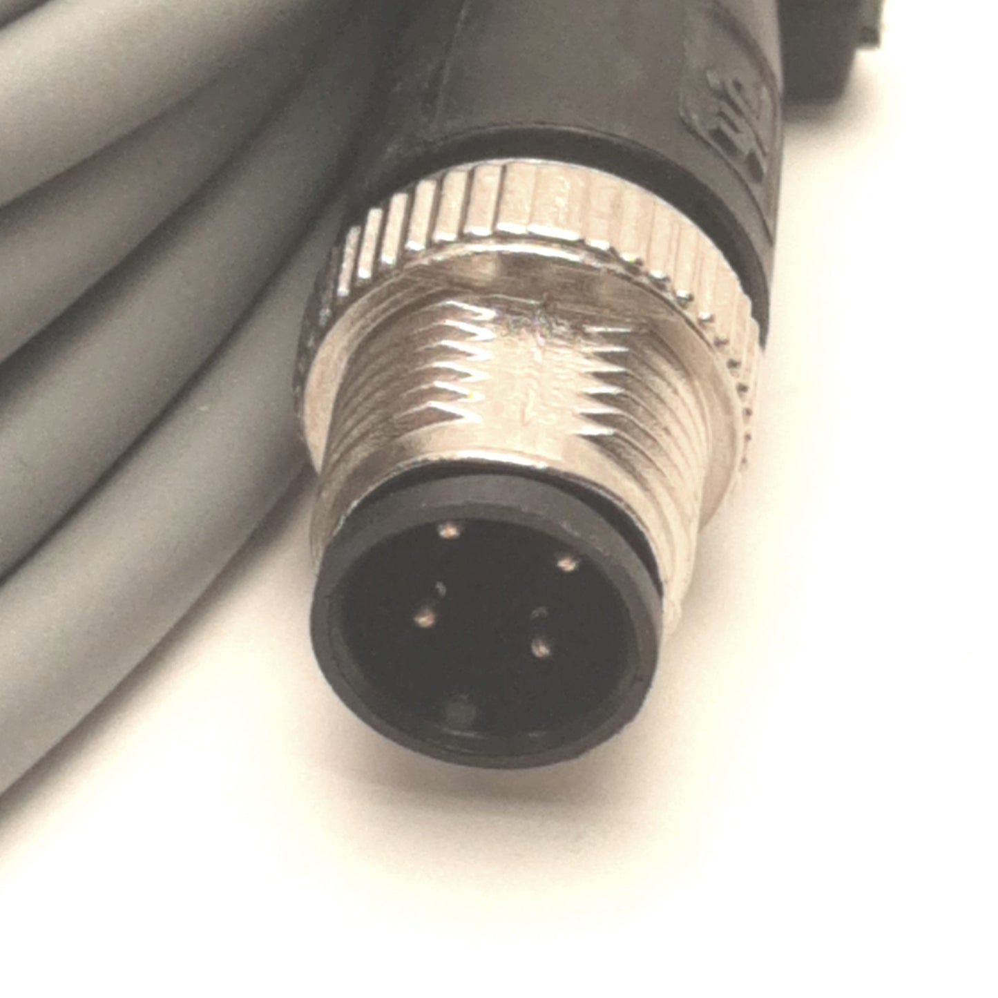 New – Open box Pepperl+Fuchs V1-W-5M-PUR-ABG-V1-G Cordset A-Coded M12 4-Pin Angled to Straight