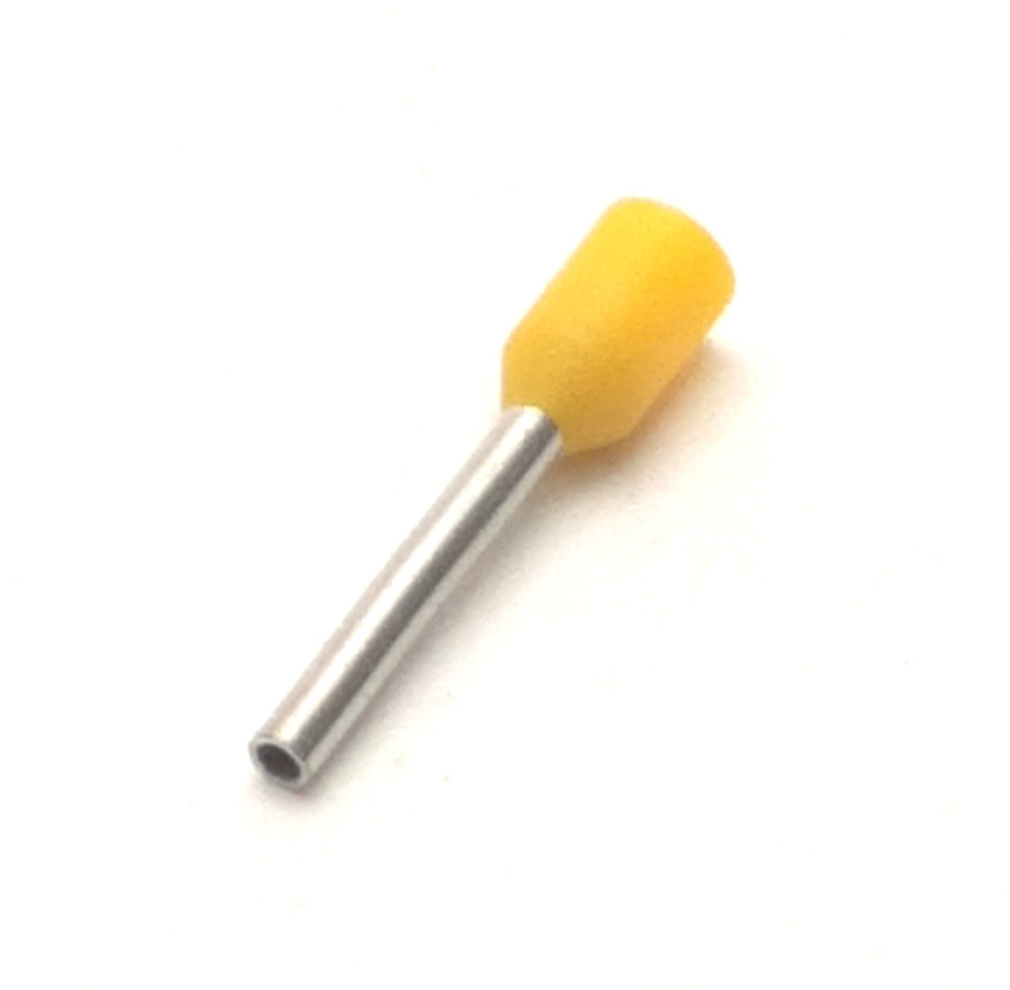 New Lot of 500 Panduit FSD73-8-D Pan-Term DIN Ferrules, 8mm, Yellow, 24AWG 0.25mm²