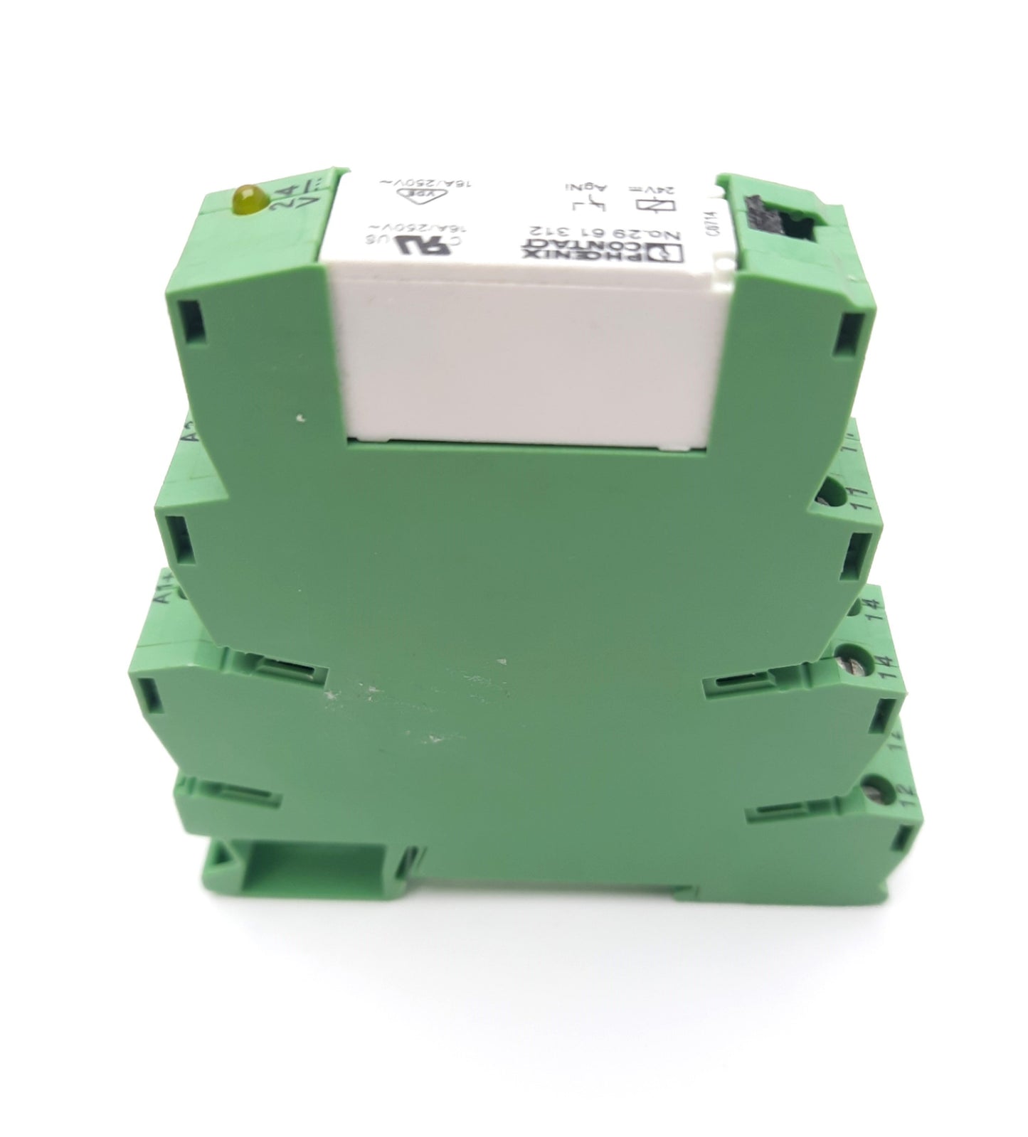 Used Phoenix Contact PLC-BSC-24DC/21HC Terminal Block 24VDC w/Relay 2961312