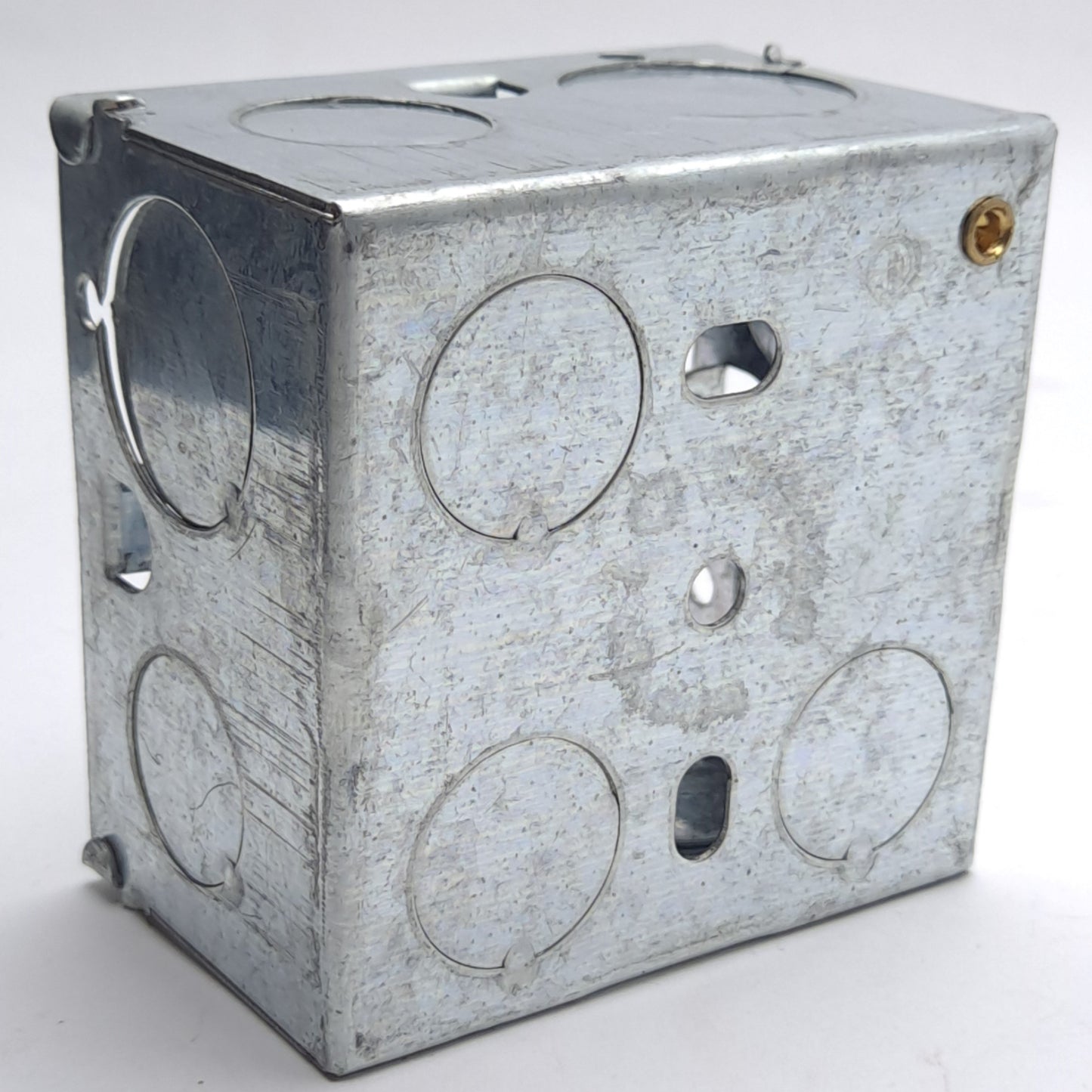 New Lot of 2 Legrand BS 4662 Socket Box, (3) 25mm & (8) 20mm Knock Outs, 48mm Depth