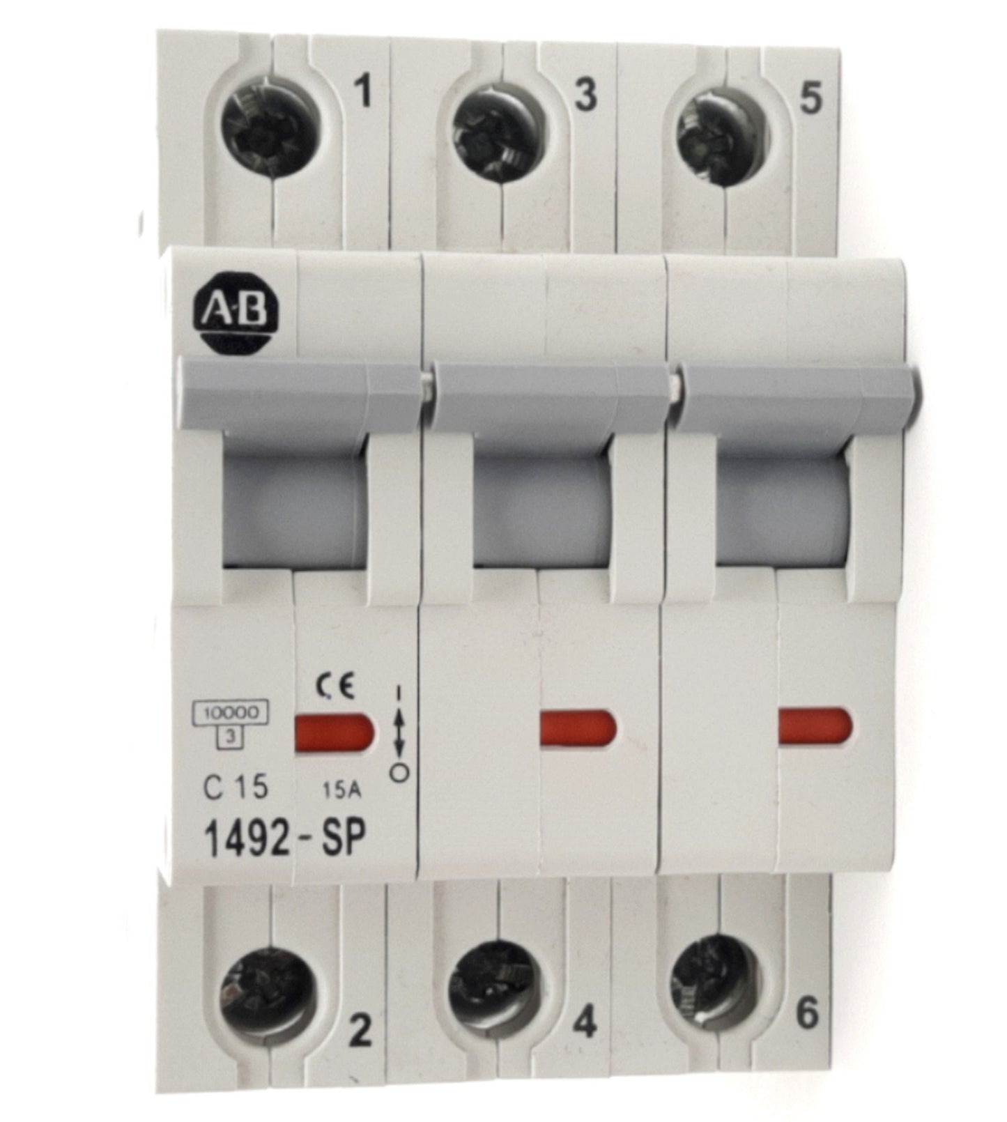 Used Allen Bradley 1492-SP3C150 Series C Circuit Breaker 3 Pole 15A 415 VAC