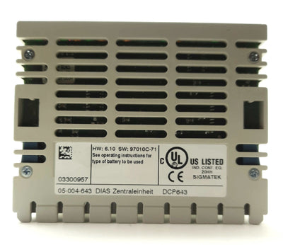 Used Sigmatek 05-004-643 DCP 643 DIAS PLC CPU Processor Module