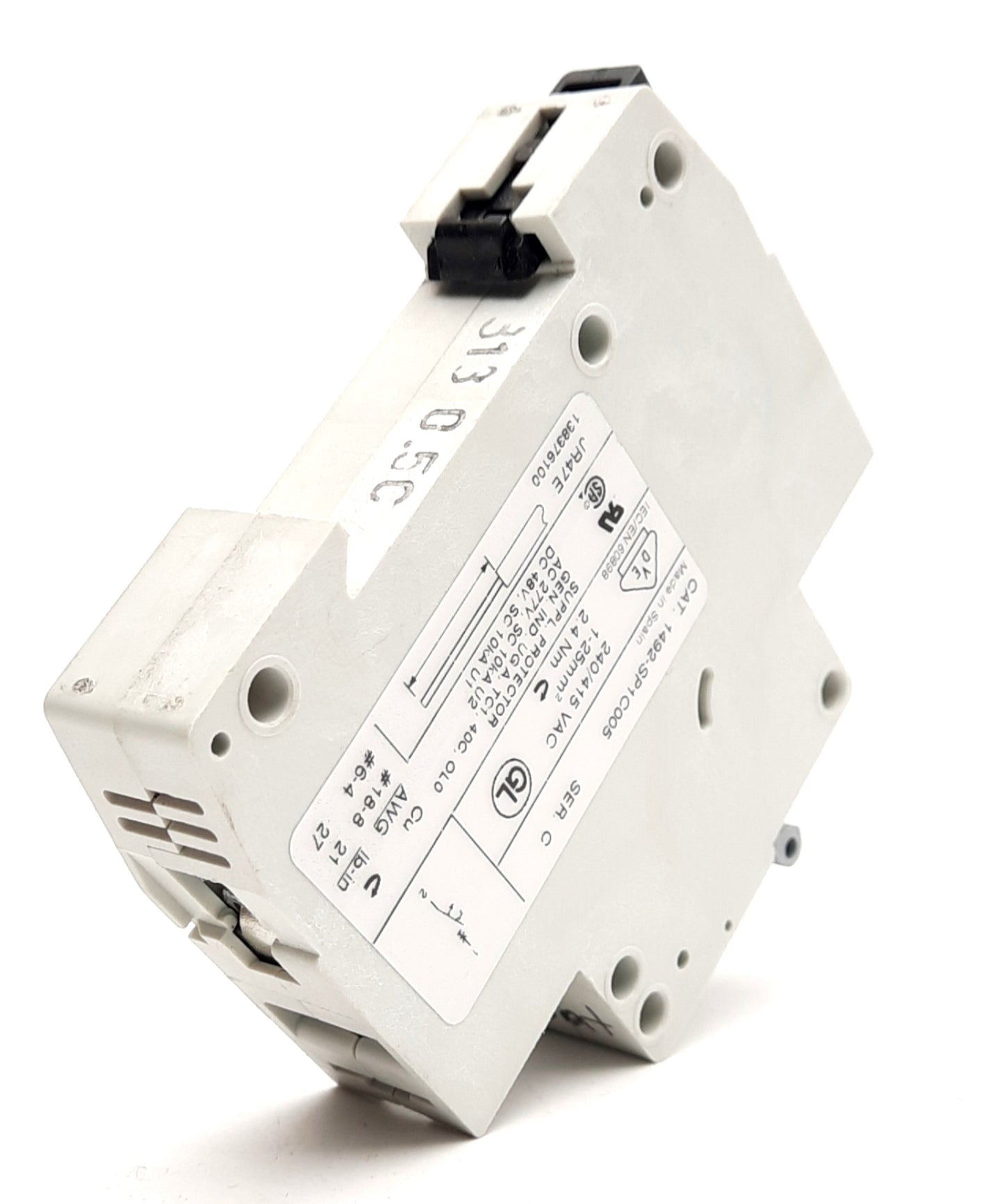 New – Open box Lot of 8 Allen Bradley 1492-SP1C005 Circuit Breaker, 0.5A, 240/415VAC, 1POLE