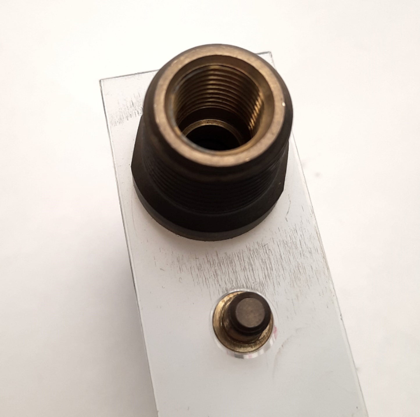 Used King Instruments 7530-1-1-1-3C03 Rotameter, 3" Scale, 8 SCFM Air, 100 PSIG Max