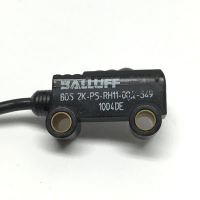Used BALLUFF BOS0106 Red LED Diffuse Reflective Optical Sensor 10-30VDC, 30mm, PNP-NO
