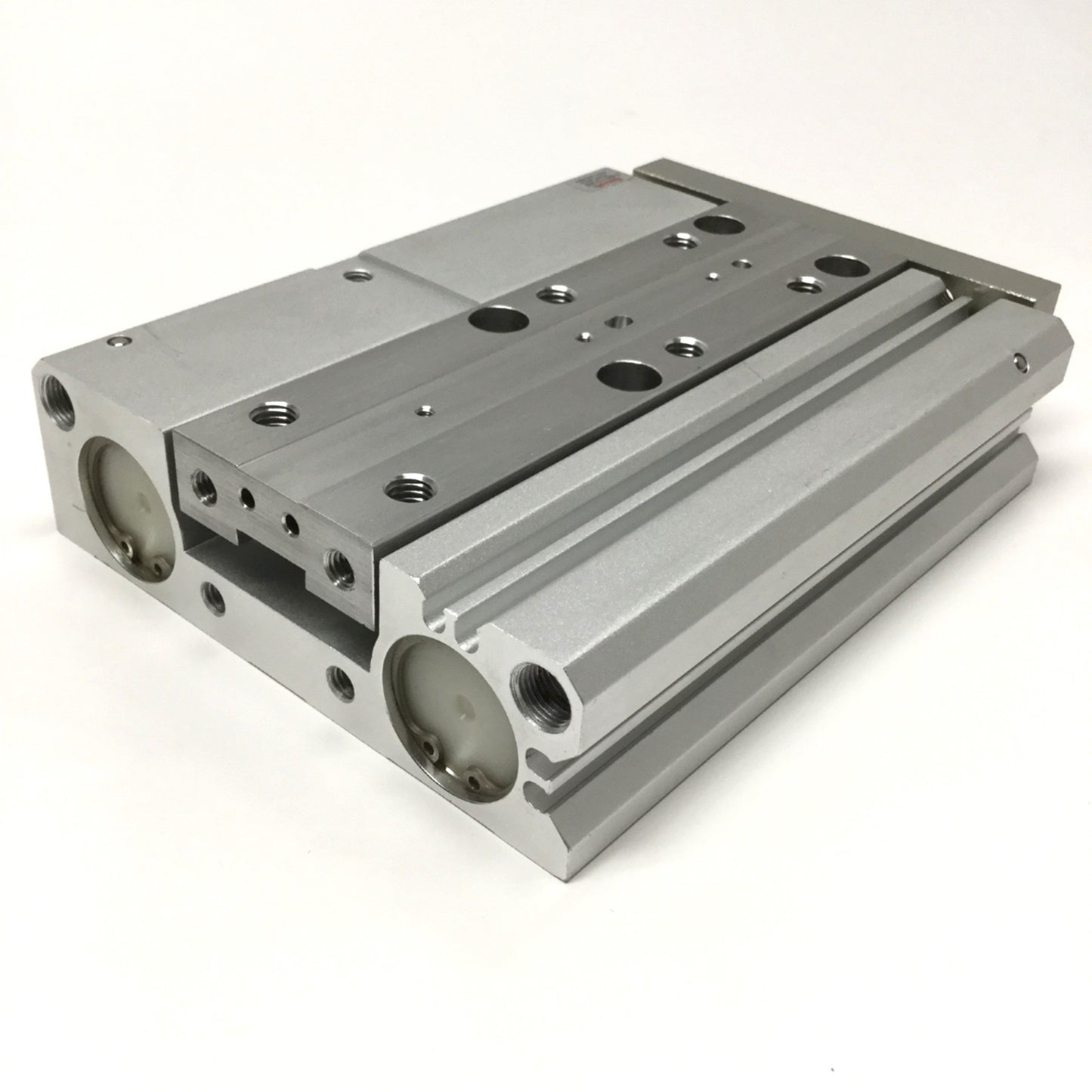 Used Rexroth 2-650-113-650 Guided Air Cylinder Linear Slide 2x 25mm Bore, 60mm Stroke