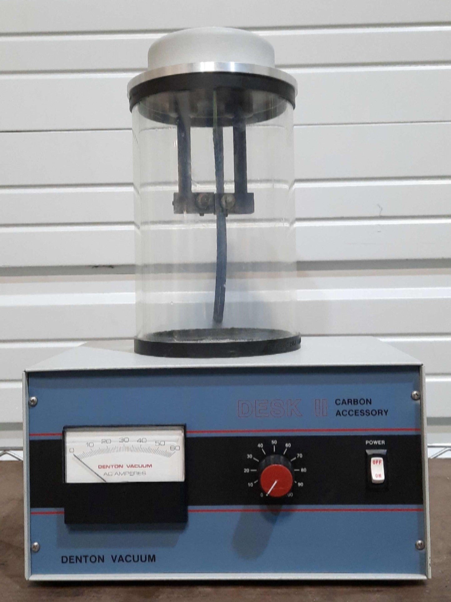 Used Denton Vacuum SEM Carbon Yarn Accessory, 6 x 9" Chamber, 120VAC for DESK II