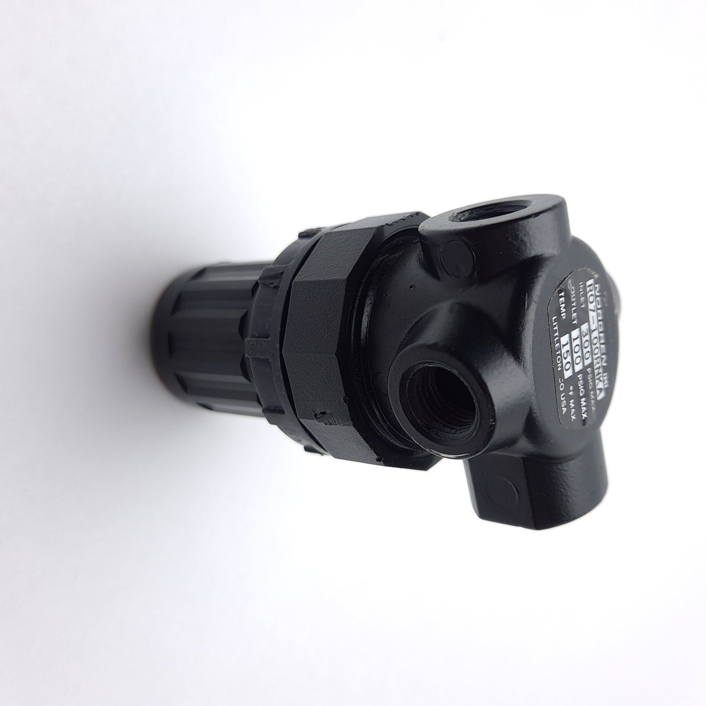 Used Norgren R07-100 RNKA Mini Regulator 1/8" PTF Ports, 14 SCFM, 5 to 100 Psi