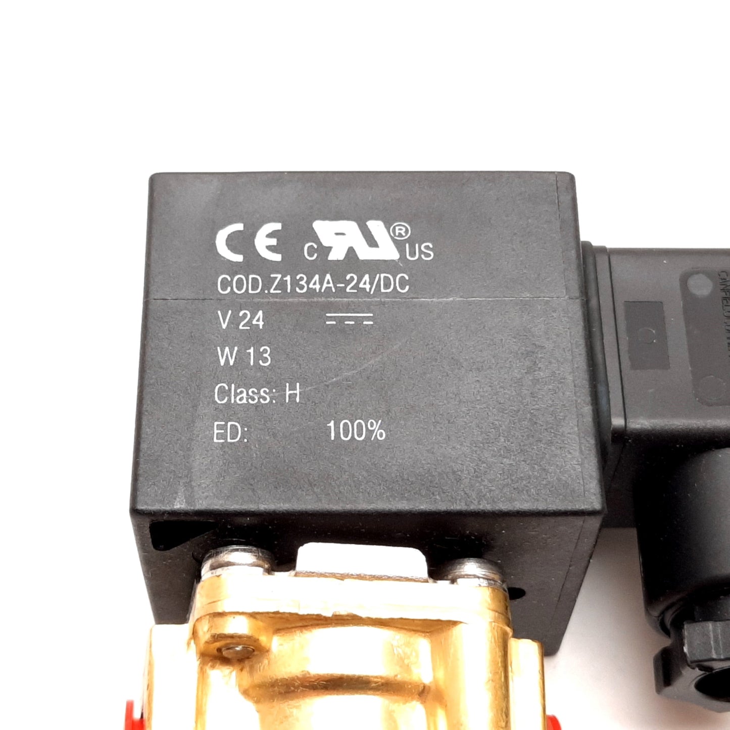 New Asco WPSC8261S412 Solenoid Valve, 2-Way N/C, Coil: 24VDC, 36psi Max, 1/4" NPT