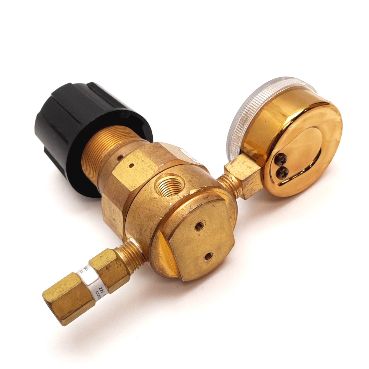 Used Concoa 4052001-000 Gas Regulator, In: 3000psi Max, Out: 0-50psi, W/ 100psi Gauge