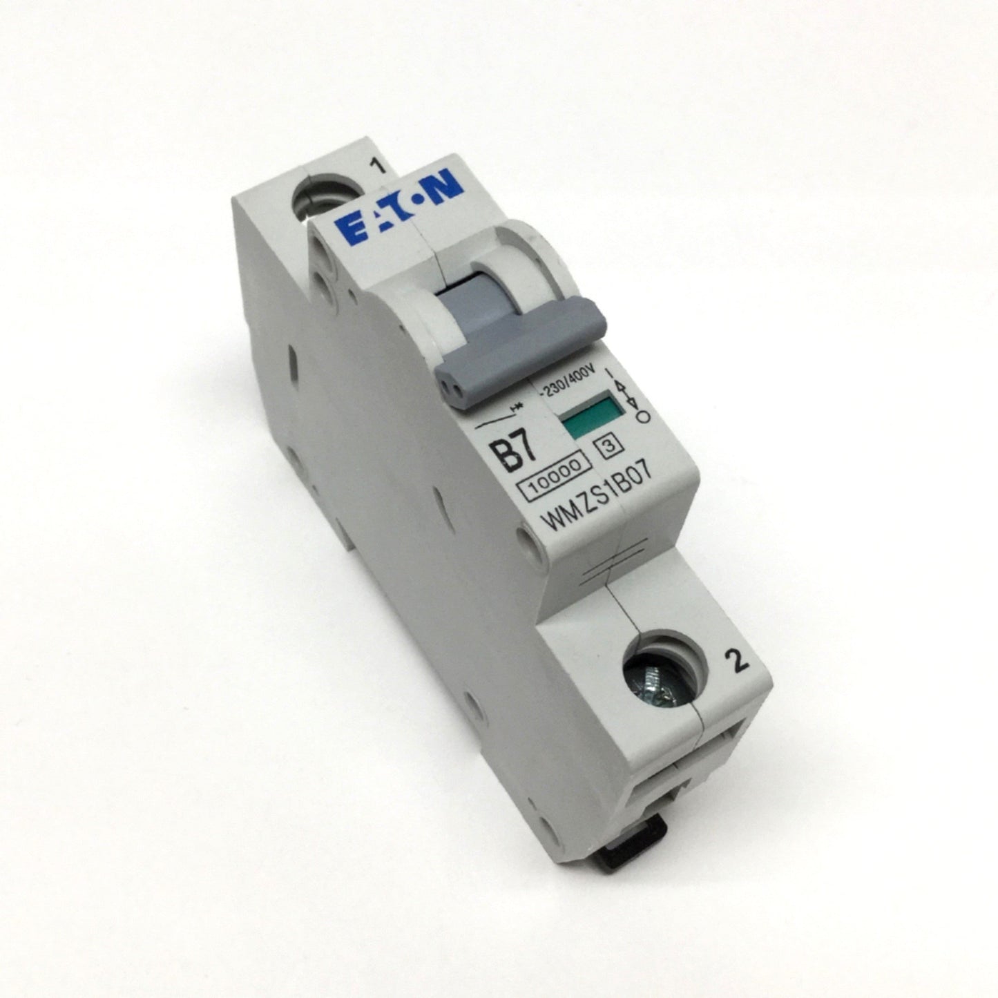 Used Eaton WMZS1B07 Thermal Magnetic Circuit Breaker, B-Curve 1-Pole, 7A, 277VAC