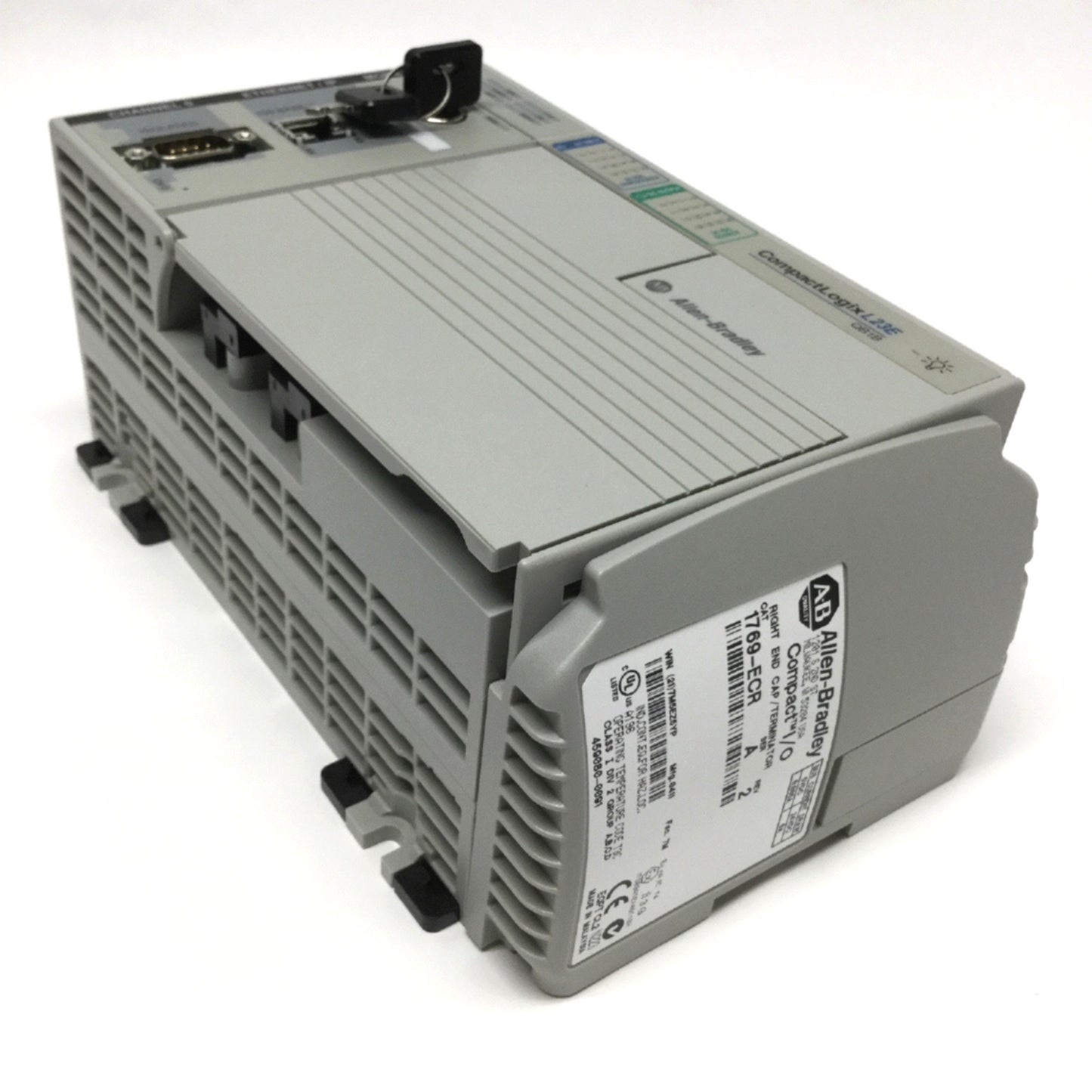 Used Allen Bradley 1769-L23E-QB1B CompactLogix 5323E Controller EtherNet/IP 0.5MB