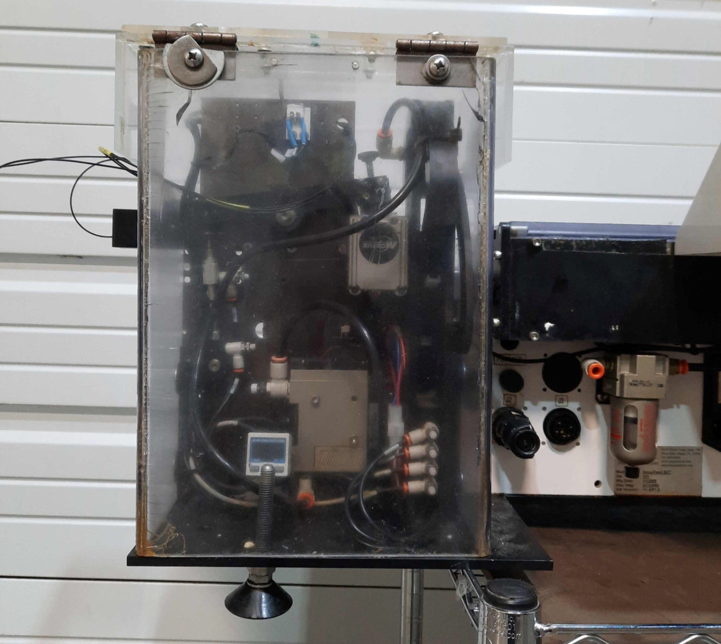 Used ASG Accu-Feed SCT Automatic Feeder, 48" Material, 1Part/2sec, 25"/sec, 120VAC