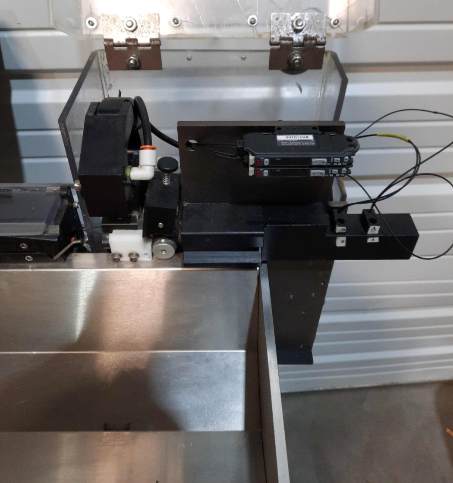 Used ASG Accu-Feed SCT Automatic Feeder, 48" Material, 1Part/2sec, 25"/sec, 120VAC