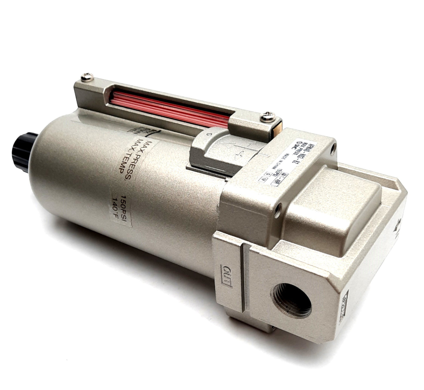 New SMC AFM40-N03-8Z Modular Mist Separator, 3/8" NPT, 150PSI Max, Max Temp 140°F