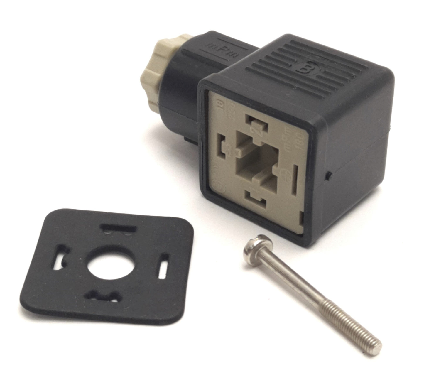 New Lot of 3 Humphrey HS-4 / HS4 Solenoid Connectors, DIN Receptacle Type A