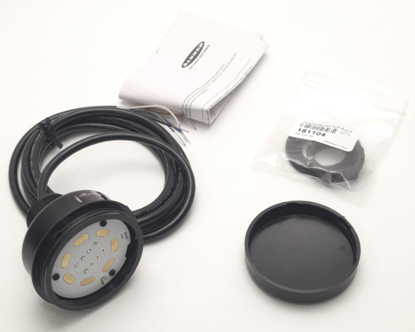 New Banner B-TL70-5 Audible Indicator Base Module, Supports 1-4, 12-30v DC, 2m