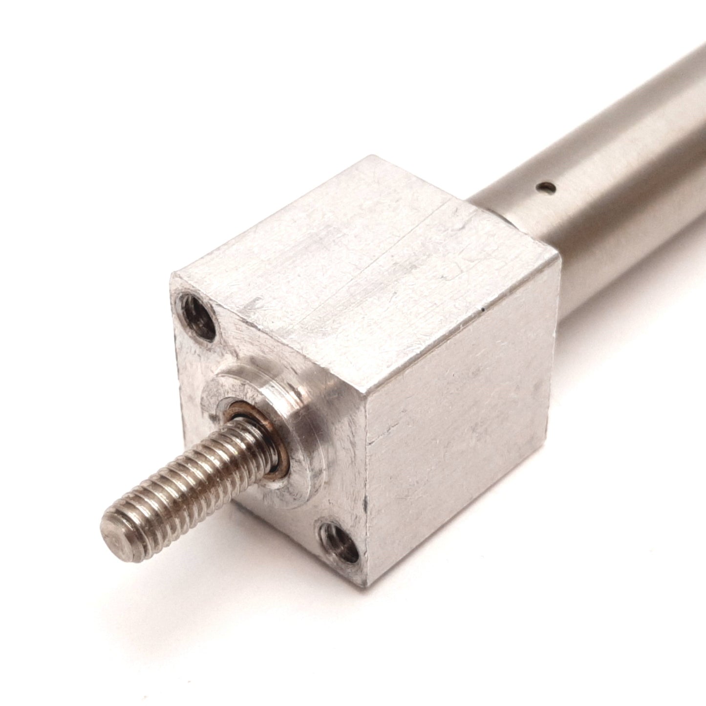 Used Bimba BF-011.5 Pneumatic Cylinder, Single Acting Spring Retract, Bore: 7/16"