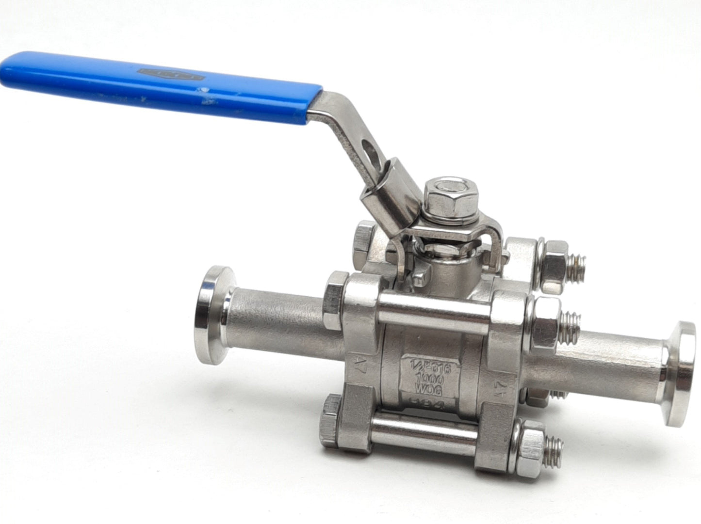 New Dixon Bradford BV2CV-050CC-A 3-Piece Ball Shut-Off Valve CF8M SS 1/2" 1000WOG