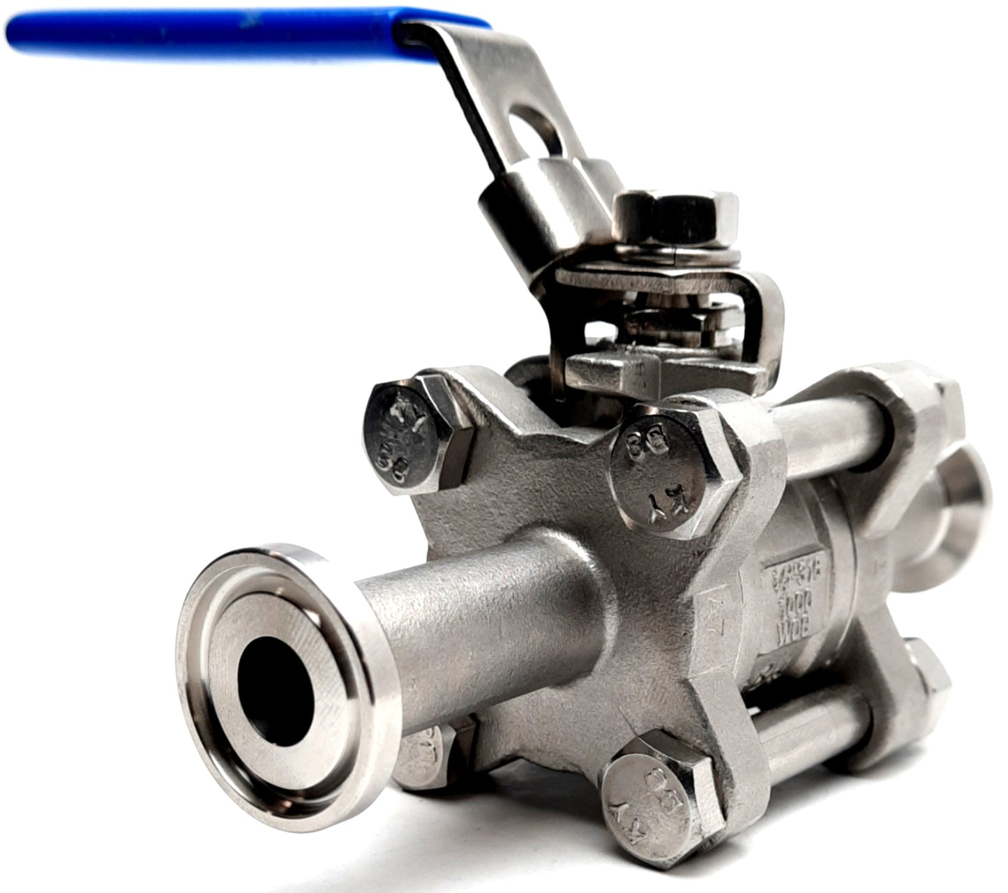 New Dixon Bradford BV2CV-050CC-A 3-Piece Ball Shut-Off Valve CF8M SS 1/2" 1000WOG