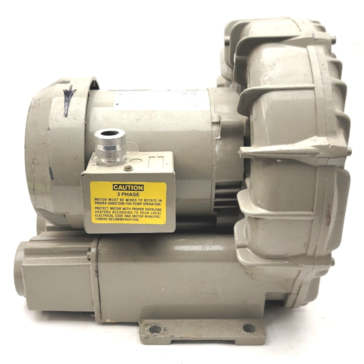 Used Conair Franklin R3P305A-30 Regenerative Blower 1/2HP 208-230/460VAC 3-Ph 3450RPM