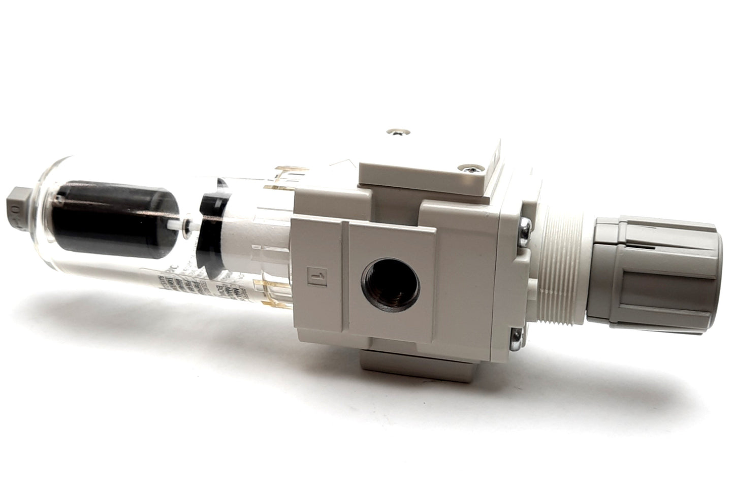 New SMC AW20K-N02CE-Z-B Filter Regulator, 150Psi Max, 140°F Max, Polycarbonate Bowl