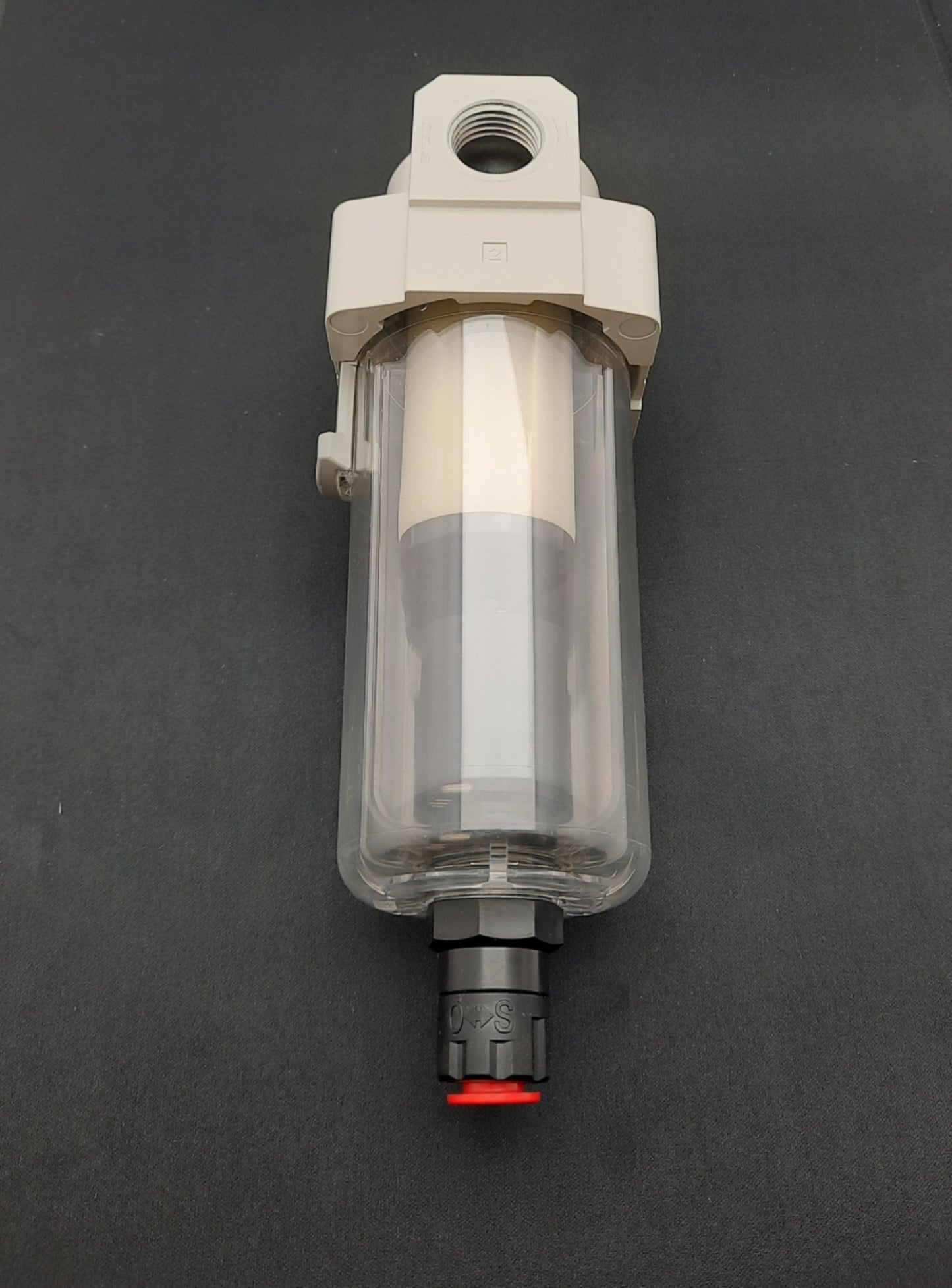 New SMC AFM40-N04D-Z-A Mist Separator Module 150 PSI 1/2" NPT N.O Drain Port