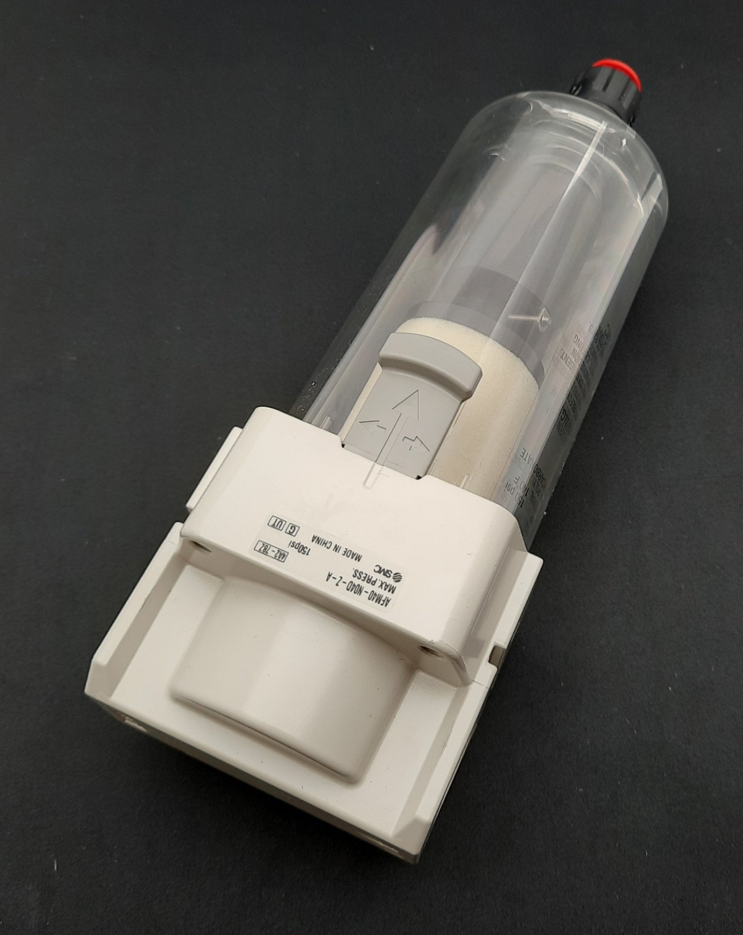 New SMC AFM40-N04D-Z-A Mist Separator Module 150 PSI 1/2" NPT N.O Drain Port