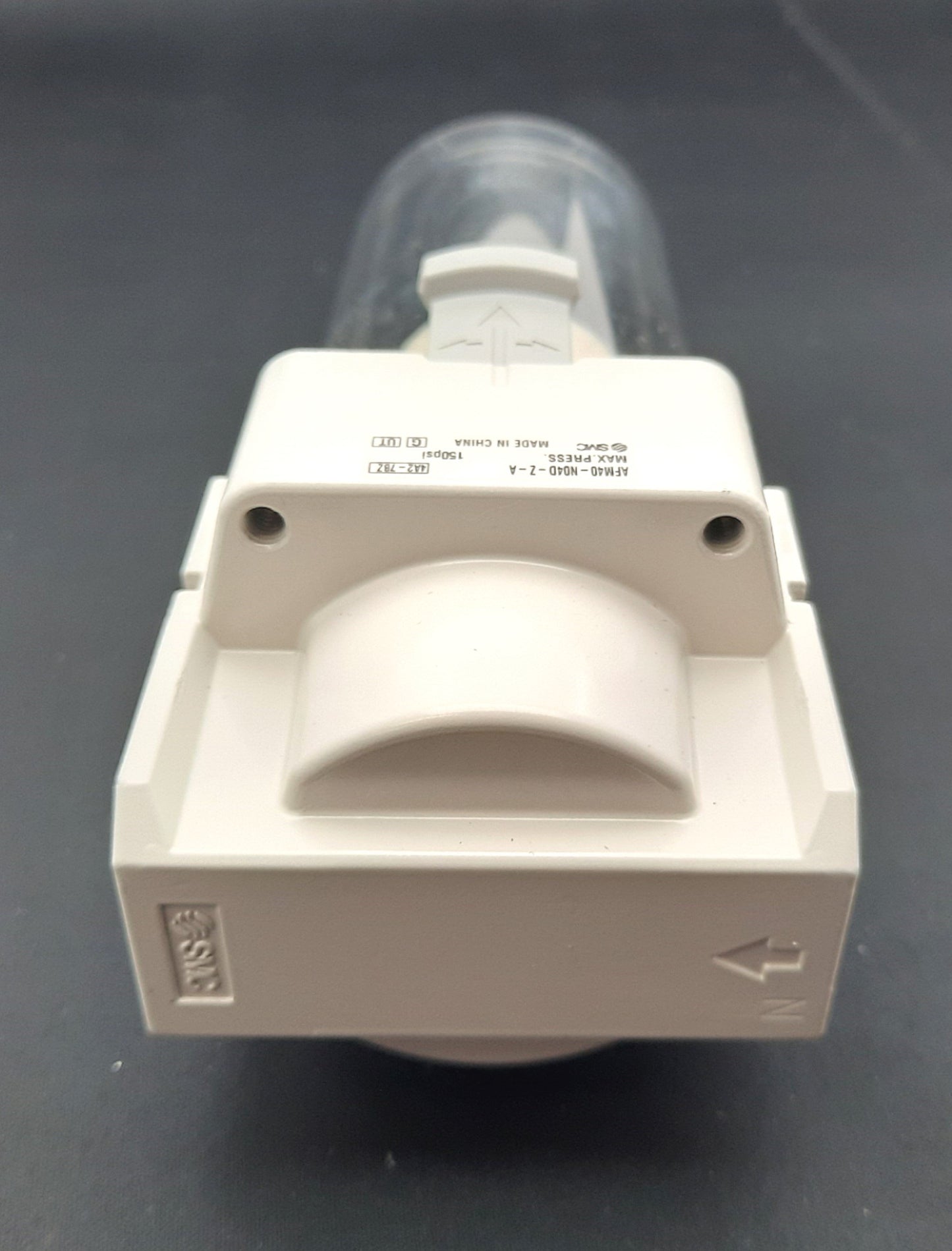 New SMC AFM40-N04D-Z-A Mist Separator Module 150 PSI 1/2" NPT N.O Drain Port