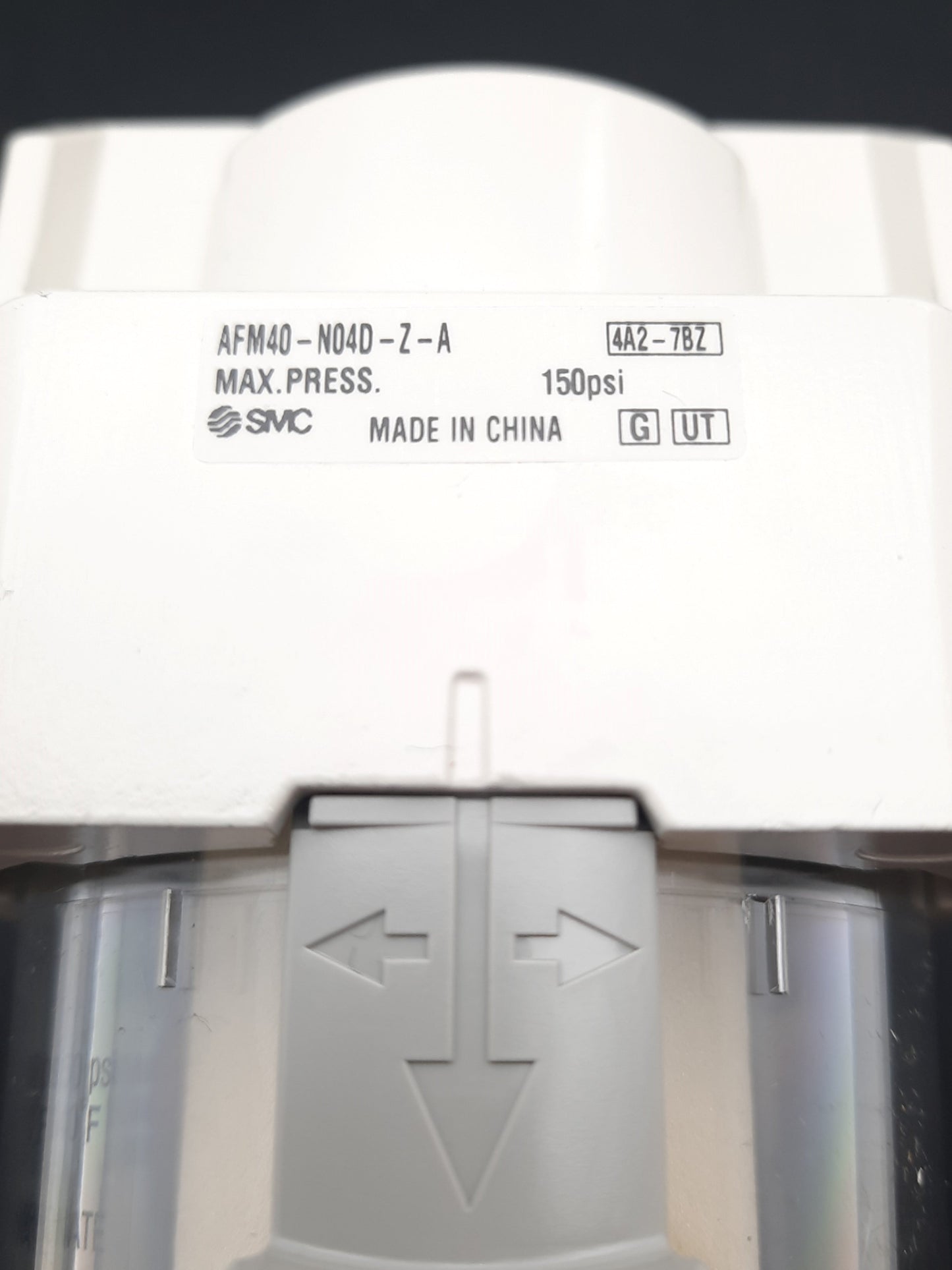 New SMC AFM40-N04D-Z-A Mist Separator Module 150 PSI 1/2" NPT N.O Drain Port
