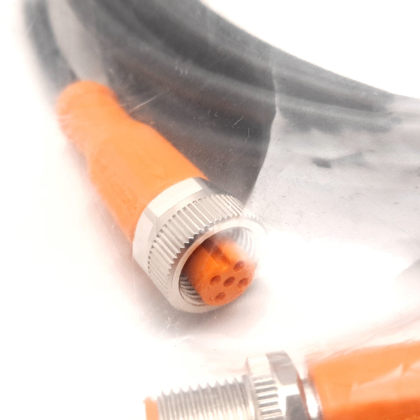 New IFM EVC044 Connection Cable, 3-Pin Male to 5-Pin Female M12, 5m, 250VAC 300VDC