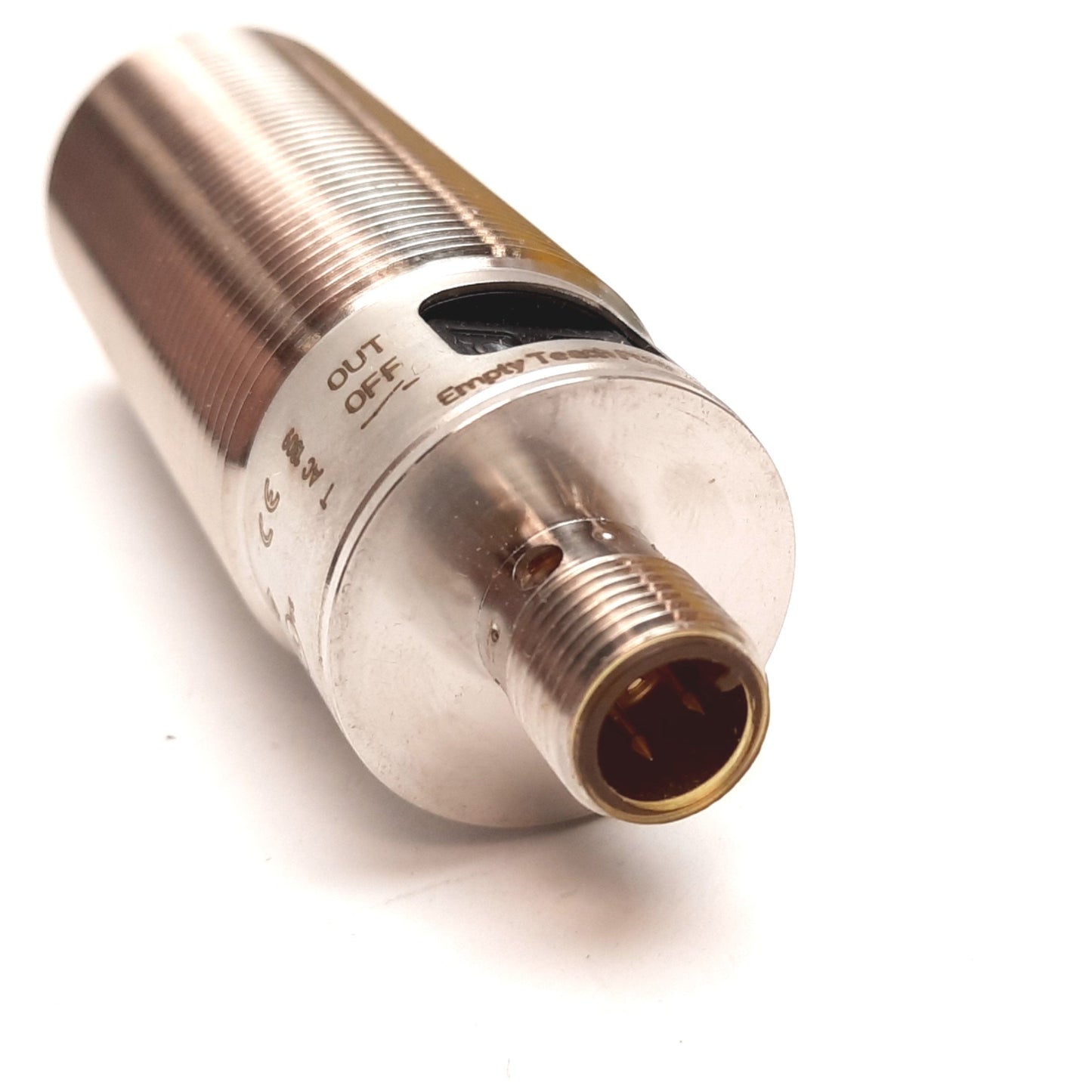 New IFM KI5085 Capacitive Proximity Sensor, 8mm, 10-30VDC, PNP N/O N/C, M30 Barrel