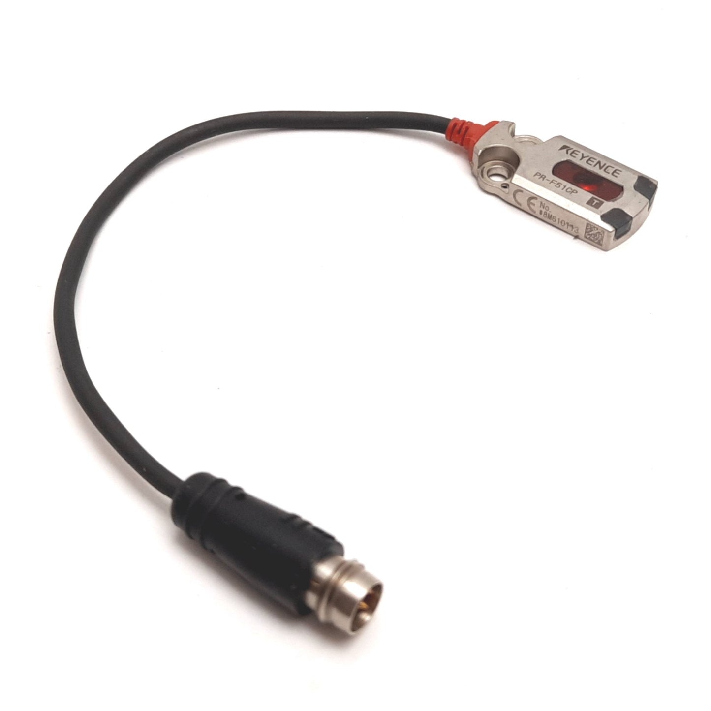 Used Keyence PR-F51CP Photoelectric Sensor Transmitter, Thrubeam, 0.6m, 10-30VDC 11mA