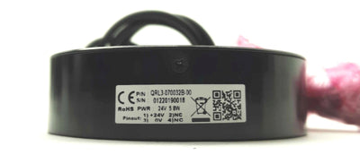 New CCS QRL3-070032B-00 Machine Vision Blue LED Ring Light 32mm ID 70mm OD 24VDC