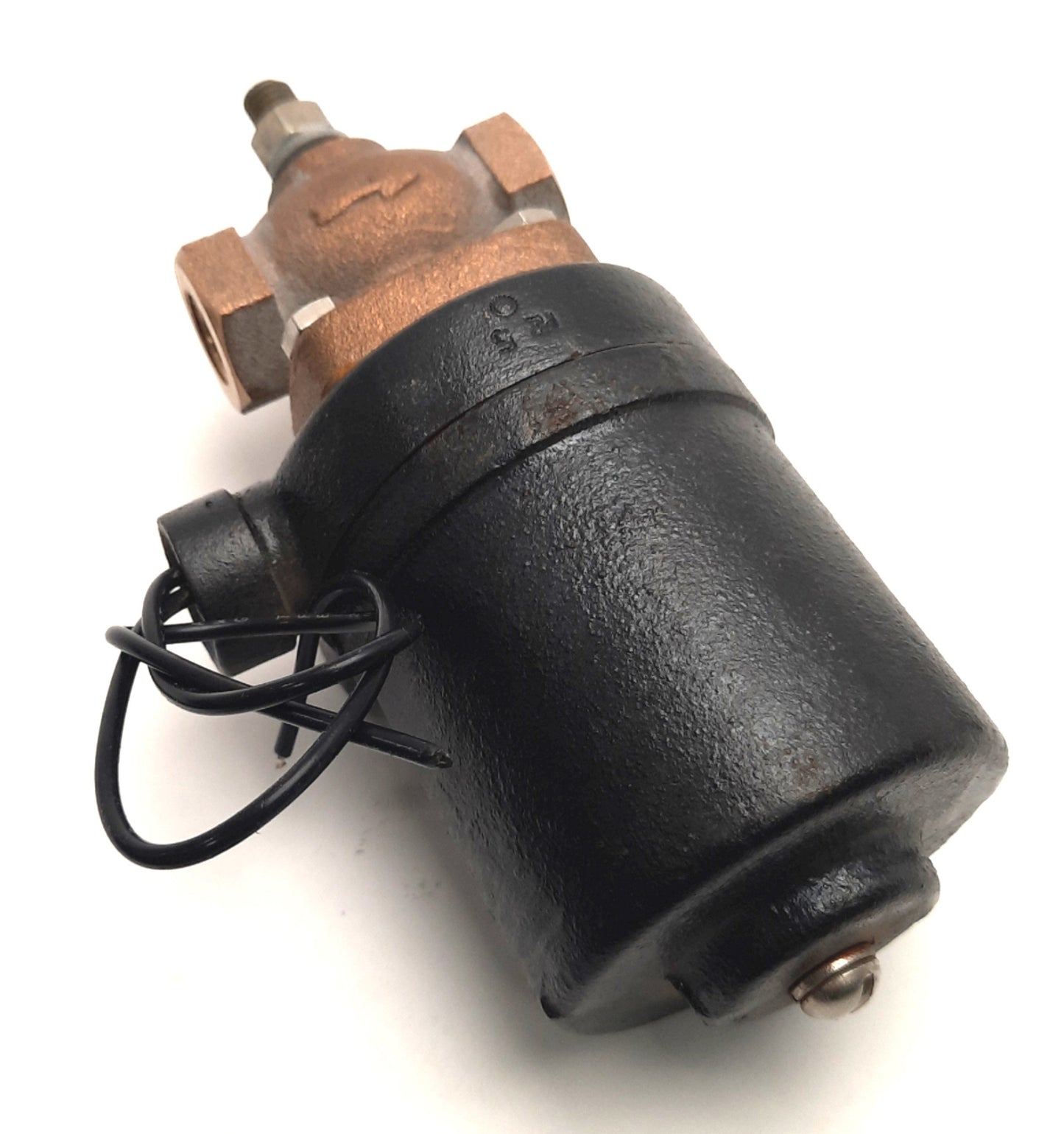 Used Magnatrol MS10M41Z Bronze Solenoid Valve 3/8" NPT, 120v AC Coil, 25W, 50Psi, NC