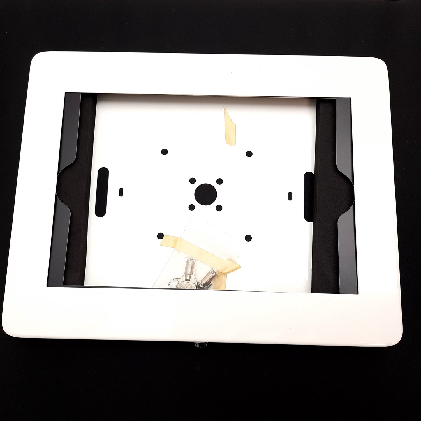 New CTA Digital PAD-PARAWW White Locking Tablet Wall Mount Apple iPad Samsung Galaxy